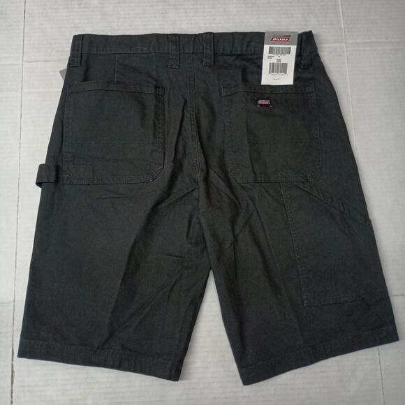 NWT Dickies Men's Size 36 Regular Fit 11” Inseam Black Work Shorts Flex Utility - Picture 4 of 4